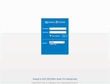 Tablet Screenshot of mail.osg.gov.ph